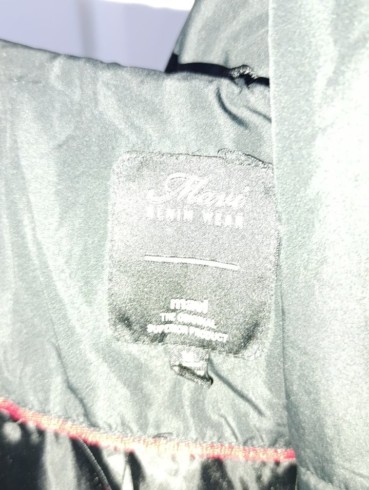 Düğmeli Siyah Kadın Uzun Kışlık Mont.. orjinal mavi marka - Görsel 3