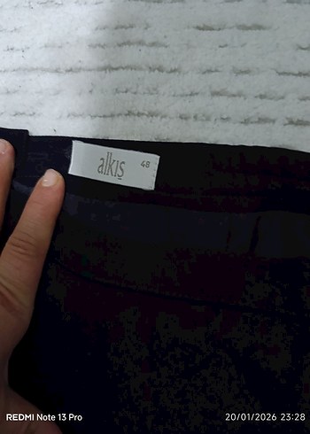 Siyah Midi Hamile Etek - Görsel 3