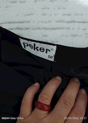 Siyah Midi Mini Etek - Görsel 3