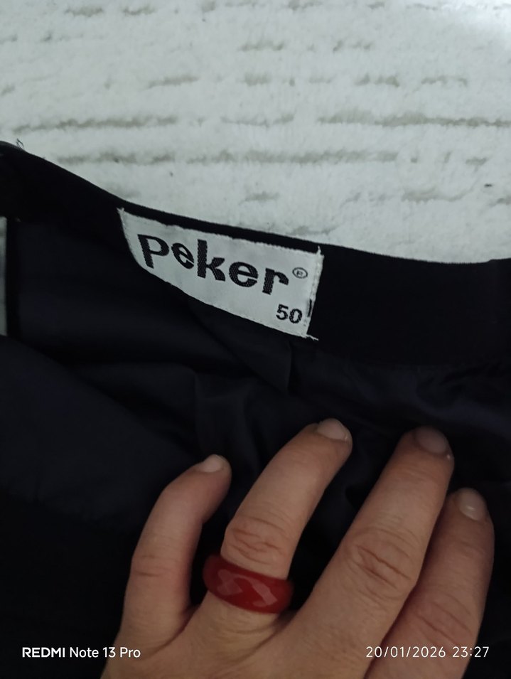 Siyah Midi Mini Etek - Görsel 3