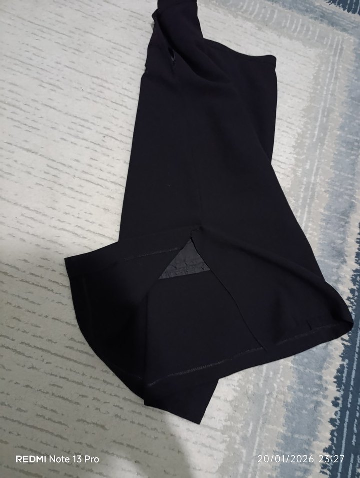 Siyah Midi Mini Etek - Görsel 2