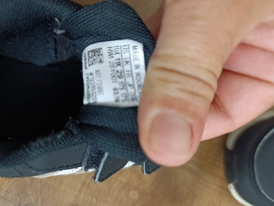 Erkek Çocuk Siyah Cırtlı Spor Ayakkabı orjinal adidas - Görsel 4