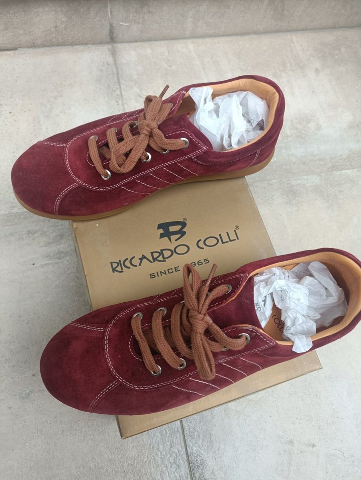 Bordo Süet Erkek Ayakkabı - Görsel 2