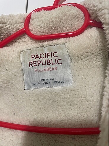 s Beden Pull&Bear içi yünlü oversize fitili kadife ceket