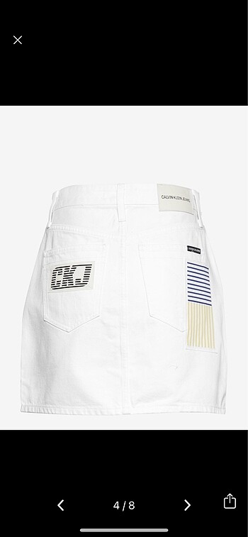 s Beden Calvin klein jean etek