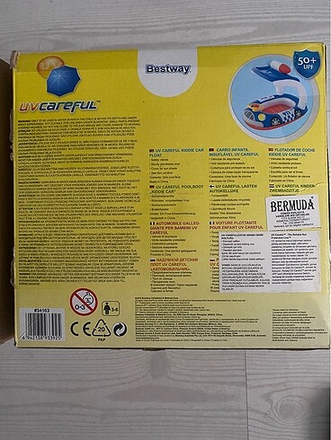 Diğer Bestway Gölgelikli Direksiyonlu Bebek Botu