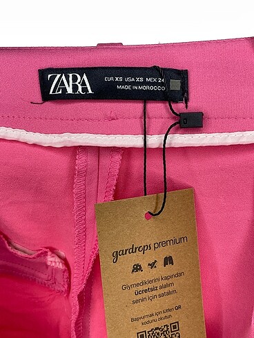 xs Beden pembe Renk Zara Mini Şort %70 İndirimli.
