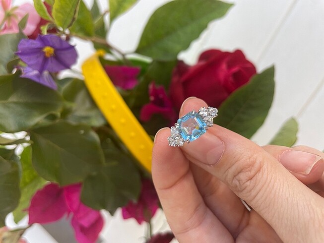 swarovski Swarovski Aquamarine Yüzük