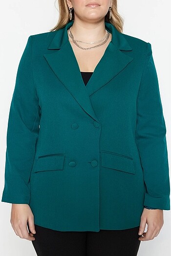 Trendyol curve büyük beden blazer ceket