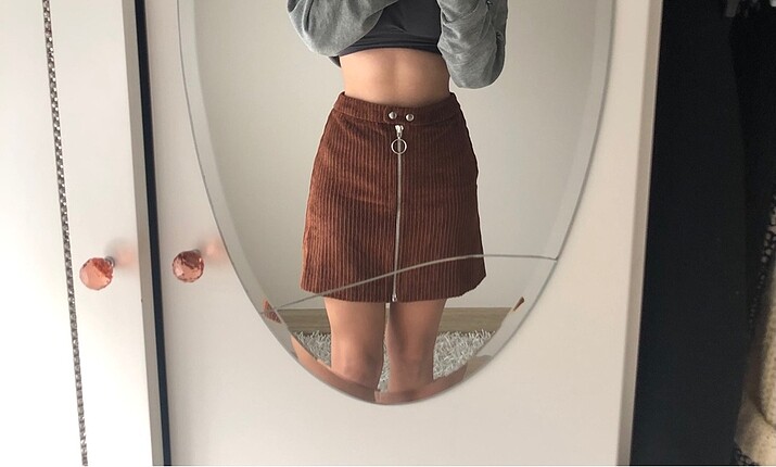 Stradivarius kadife çan etek. 36 beden