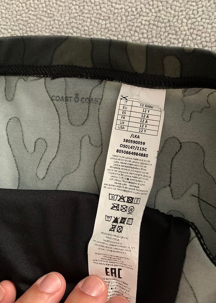 #12 yaş #calzedonia slip mayo - Görsel 2