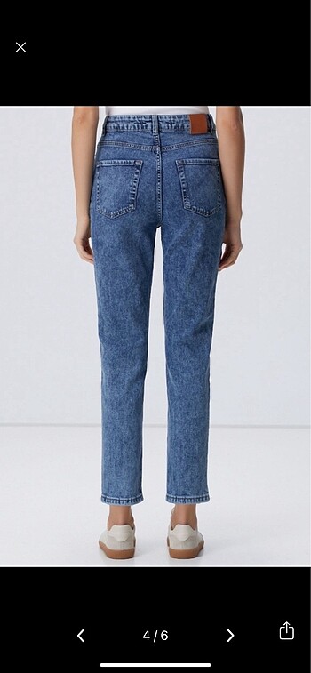 30 Beden Network mavi denim pantolon