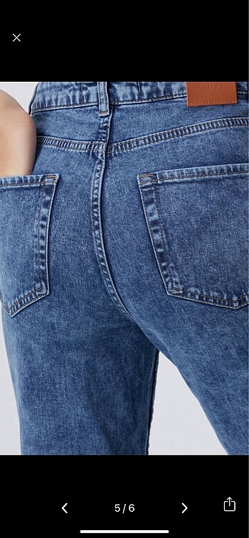 30 Beden mavi Renk Network mavi denim pantolon