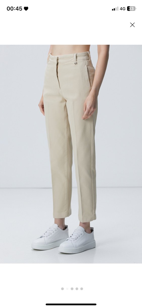 Network Bej Havuç Fit Kadın Pantolon - Görsel 2