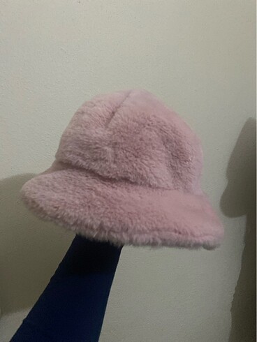 Beden Pembe pelus şapka