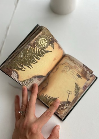 Scrapbook Klasik Tasarımlı Şiir Kitabı - Görsel 2