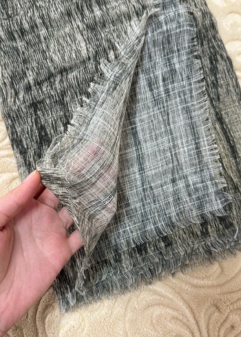 Kadın Pilili yeşil Bohem Şal 2 Adet - Görsel 4