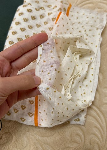 Kadın Gri Beyaz Drapeli Şal 2 adet - Görsel 3