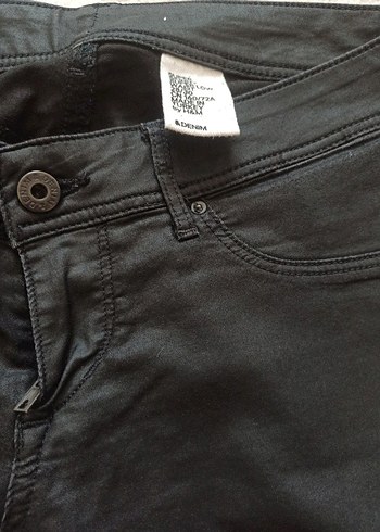 s Beden Siyah kız çocuk 12_13 Yaş Regular Fit Denim Pantolon
