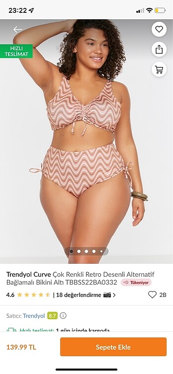 Trendyol curve bikini altı