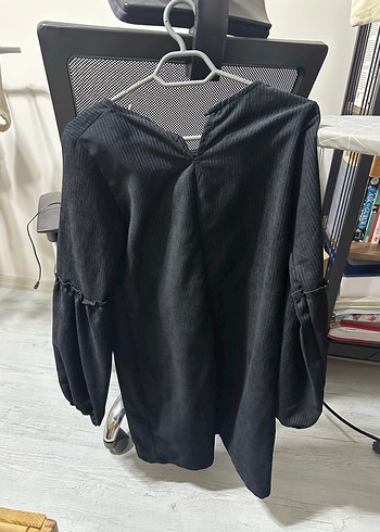Trendyol & Milla Siyah Uzun Kollu Hamile Midi Bluz