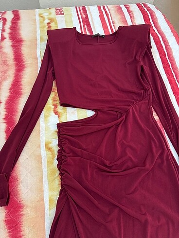 Trendyol & Milla Trendyolmilla Bordo Elbise