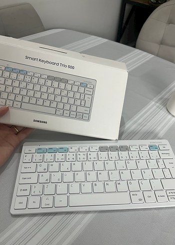 Beyaz Kablosuz Klavye - Görsel 3