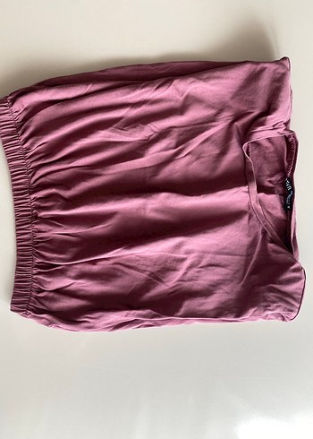 Zara ZARA Pembe Vatkalı Bluzu, Salaş Kesim, Kolsuz
