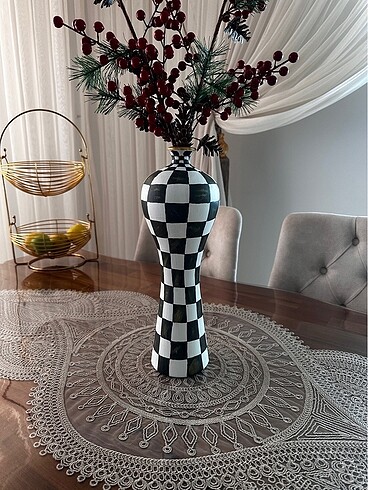 Zara Home Mackenzie model el yapımı vazo