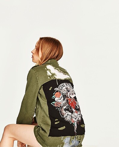 Zara Guns N? Rose Ceket