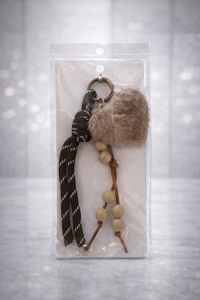 Püsküllü Bohem Kadın Anahtarlık - Görsel 4