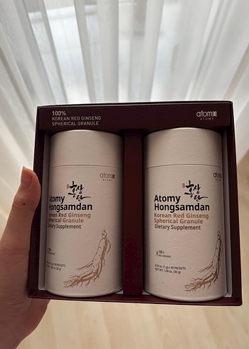 Atomy Hongsamdan Kore Kırmızı Ginseng Granül Takviye - Görsel 2