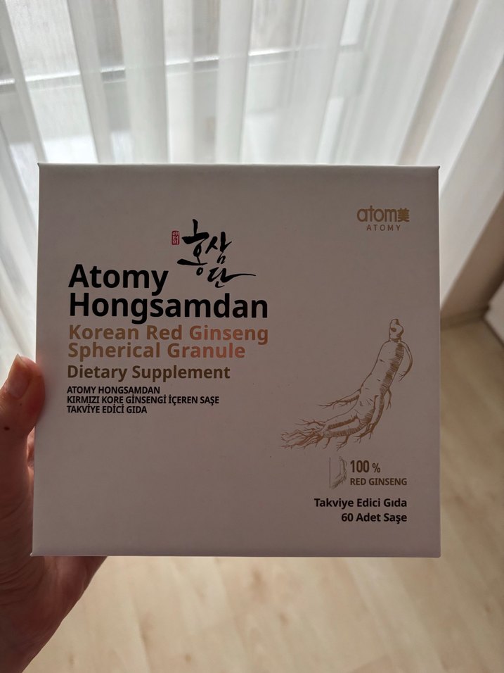 Atomy Hongsamdan Kore Kırmızı Ginseng Granül Takviye - Görsel 3