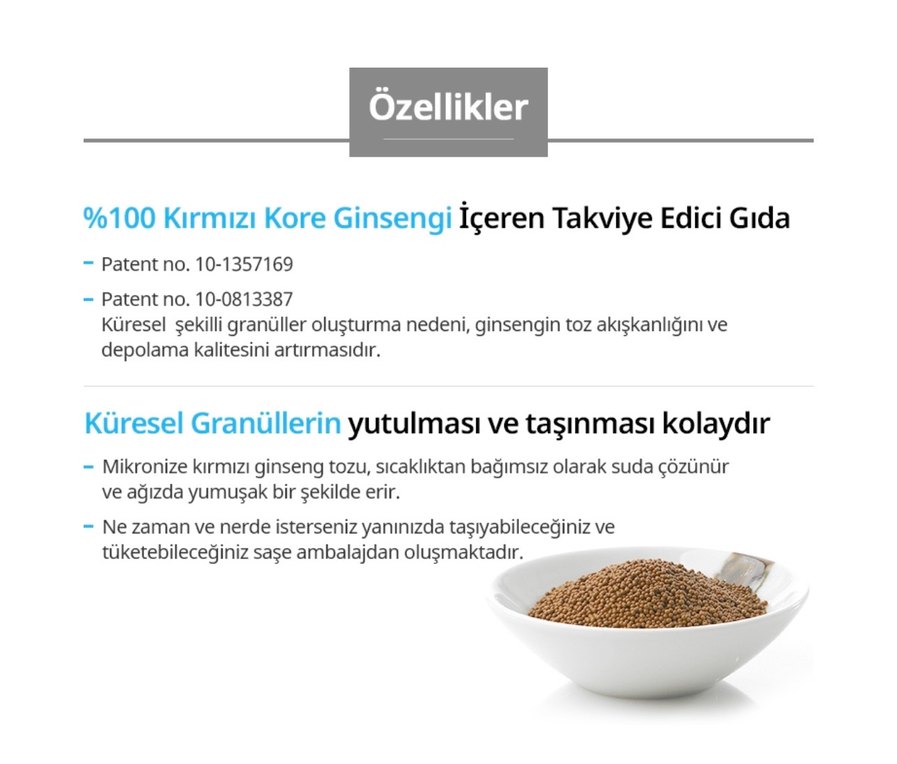 Atomy Hongsamdan Kore Kırmızı Ginseng Granül Takviye - Görsel 5