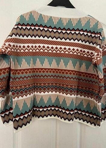 38 Beden çeşitli Renk Etnik desen sweat
