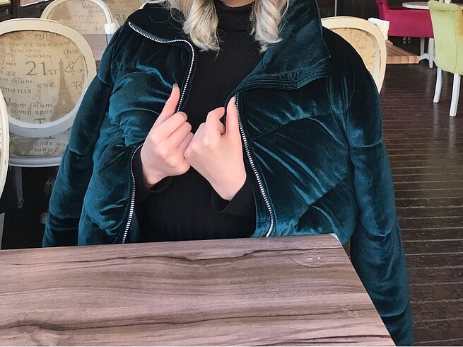 Kadife Yeşil Mont