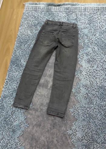 7 Yaş Beden gri Renk Temiz gri koton 7/8 yas jeans