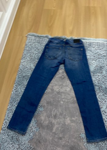 9 Yaş Beden Erkek Çocuk Mavi Denim Pantolon
