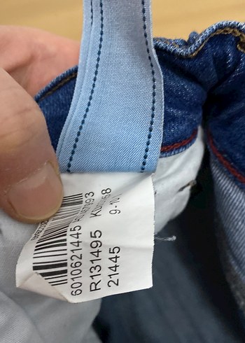 Erkek Çocuk Mavi Denim Pantolon