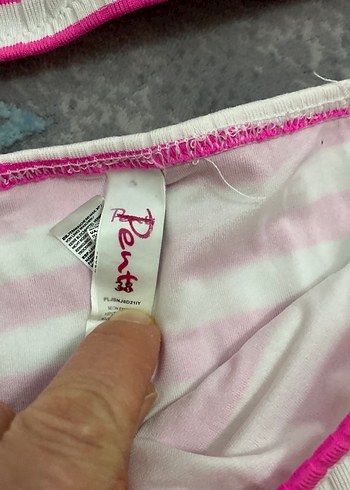 Pembe Zebra Desenli Mini Bikini Takımı - Görsel 5