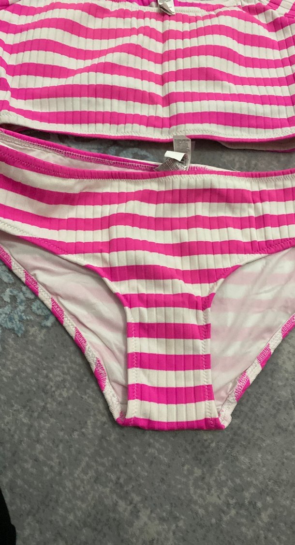 Pembe Zebra Desenli Mini Bikini Takımı - Görsel 4