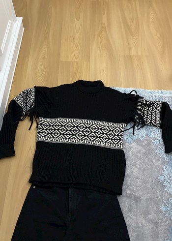 Tertemiz jeans 27 beden bol paca ve kazak - Görsel 3