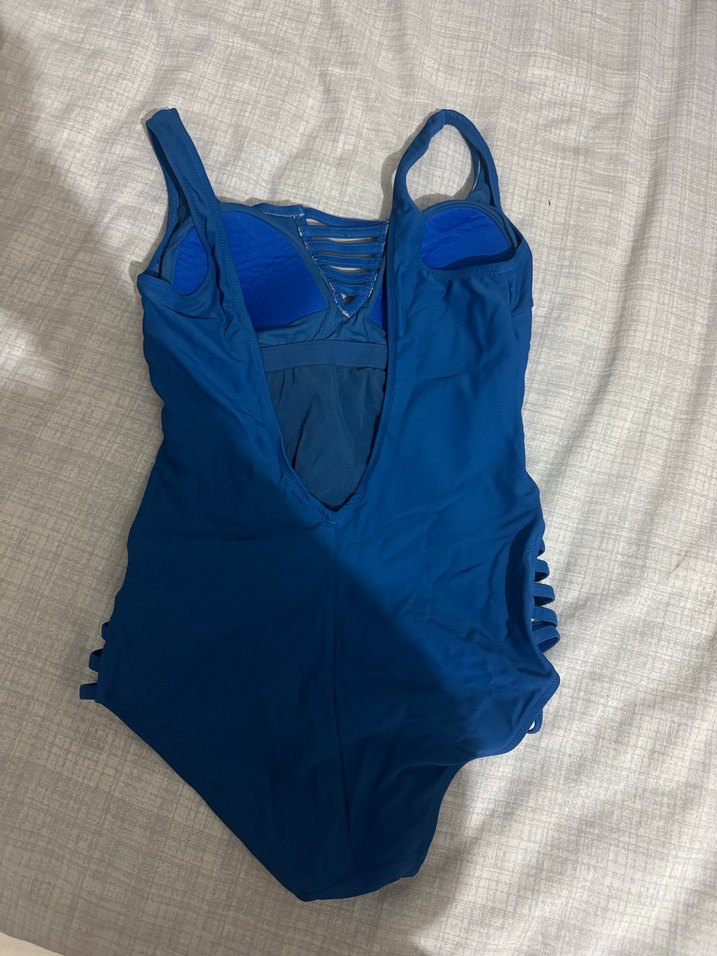 Kadın Lacivert Strappy Mayo - Görsel 2