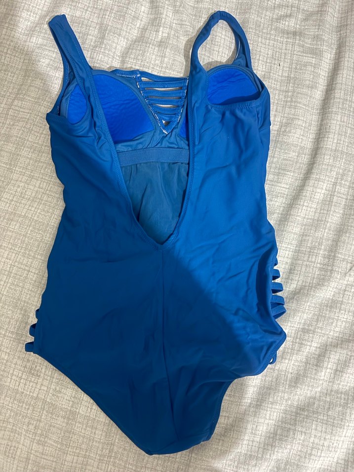 Kadın Lacivert Strappy Mayo - Görsel 3