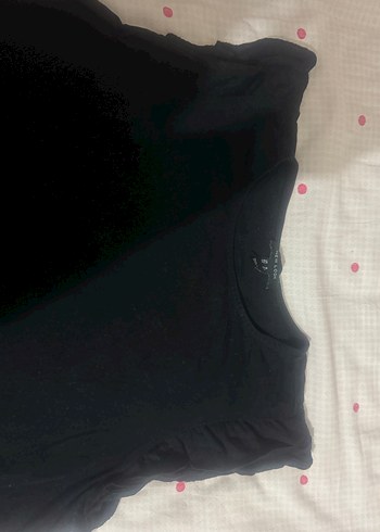 Siyah Keten Kolsuz Salaş Bluz - Görsel 3