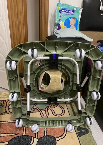 Mama tablalı bebek yürüteci - Görsel 4