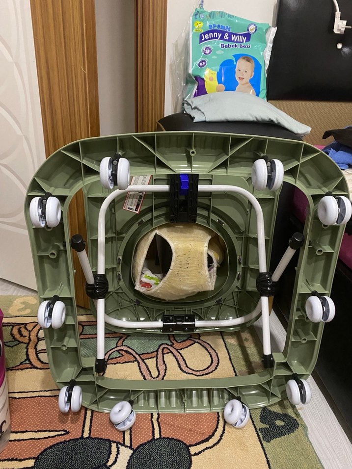 Mama tablalı bebek yürüteci - Görsel 4
