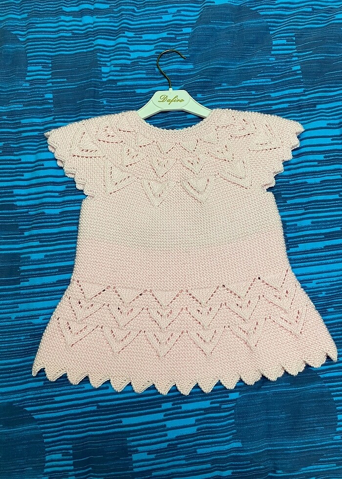 Kız bebek yelek - Görsel 2