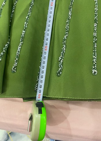 Haki abiye elbise - Görsel 6