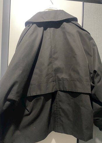 Zara Siyah zara Kadın Midi Trençkot